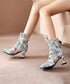 Beads Flower Short Boots